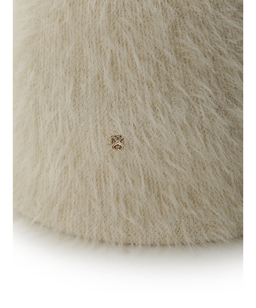 SNIDEL（スナイデル）の「ファークロシェハット（ハット・レディース・ダークグレー/アイボリー・FREE）」の7枚目の写真