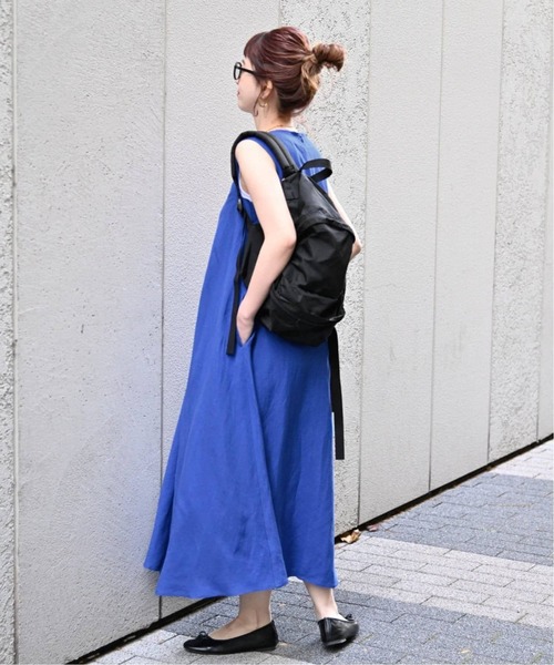B.C STOCK(ベーセーストック)の「《追加2》リネンレーヨンスリーブレスワンピース(ワンピース・レディース・レッド/ブルー/ダークブルー/ブラック・FREE)」の14枚目の写真