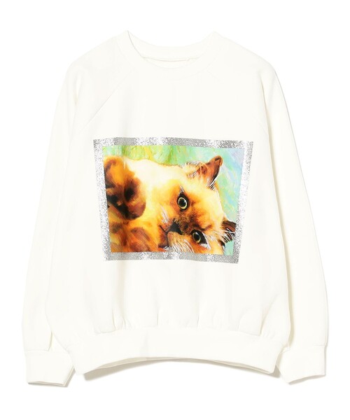 【セール】〈UNISEX〉Usagi Bonjour / アクア スウェット（スウェット）｜mmts（マミタス）