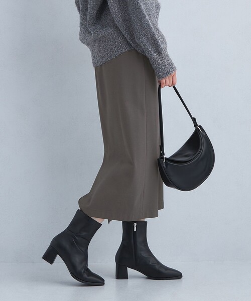 green label relaxing（グリーンレーベルリラクシング）の「［size SHORT/TALLあり］オルマイ ウラキモウ タイト スカート（スカート・レディース・ブラック/ライトブルー/オフホワイト/ブラウン/モカ/その他1/ベージュ・FREE/SHORT/TALL）」の17枚目の写真