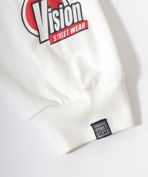 VISION STREET WEAR(ヴィジョンストリートウェア)の「VISION STREET WEAR/ヴィジョンストリートウエア ハート ゴースト レーシング 袖/バックプリント ワンポイントロゴ刺繍 オーバーサイズ ロンT 長袖 レディース メンズ(Tシャツ/カットソー・レディース・ホワイト/ブラック系その他2/ブラック系その他/ホワイト系その他2/ホワイト系その他/ブラック/グレー系その他・LL/M/L)」の21枚目の写真