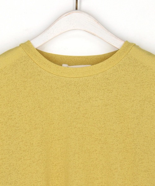 NICOLE white（ニコルホワイト）の「シアースラブ5分袖TEE（Tシャツ/カットソー・レディース・ブラック/グレー/チャコール/イエロー・FREE）」の10枚目の写真