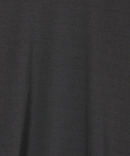 NICOLE white（ニコルホワイト）の「シアースラブ5分袖TEE（Tシャツ/カットソー・レディース・ブラック/グレー/チャコール/イエロー・FREE）」の16枚目の写真