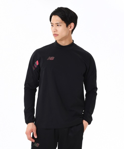 NEW BALANCE(ニューバランス)の「Black Out Collection ストレッチウーブンピステトップ(その他トップス・メンズ・ブラック/チャコールグレー・SMALL/MEDIUM/LARGE/X-LARGE/XX-LARGE/XXX-LARGE)」の1枚目の写真