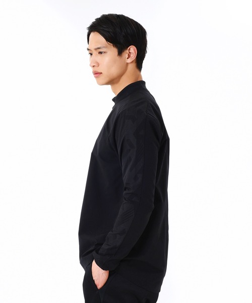 NEW BALANCE(ニューバランス)の「Black Out Collection ストレッチウーブンピステトップ(その他トップス・メンズ・ブラック/チャコールグレー・SMALL/MEDIUM/LARGE/X-LARGE/XX-LARGE/XXX-LARGE)」の3枚目の写真
