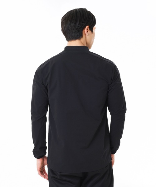 NEW BALANCE(ニューバランス)の「Black Out Collection ストレッチウーブンピステトップ(その他トップス・メンズ・ブラック/チャコールグレー・SMALL/MEDIUM/LARGE/X-LARGE/XX-LARGE/XXX-LARGE)」の4枚目の写真