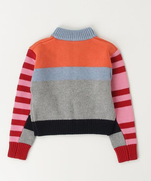 MARNI（マルニ）の「MARNI(マルニ)Kids & Junior カシミアブレンドワンポイントブランドロゴジップアップニット（カーディガン/ボレロ・キッズ・オレンジ・6Y/8Y/10Y/12Y/14Y/4Y）」の2枚目の写真