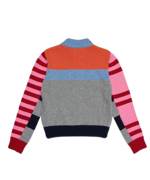 MARNI（マルニ）の「MARNI(マルニ)Kids & Junior カシミアブレンドワンポイントブランドロゴジップアップニット（カーディガン/ボレロ・キッズ・オレンジ・6Y/8Y/10Y/12Y/14Y/4Y）」の5枚目の写真