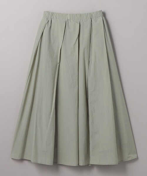 BEAUTY&YOUTH UNITED ARROWS（ビューティーアンドユースユナイテッドアローズ）の「【WEB限定】ナイロンコットン タックギャザースカート -ウォッシャブル-（スカート・レディース・ダークグレー/ライトグレー/ブラック・FREE）」の17枚目の写真