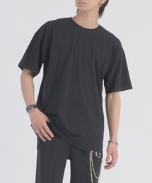 REGIEVO スソピアス付き半袖Tシャツ