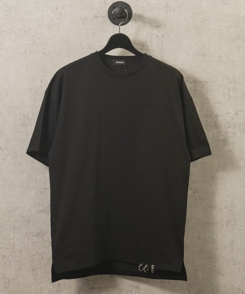REGIEVO(レジエボ)の「REGIEVO スソピアス付き半袖Tシャツ(Tシャツ/カットソー・メンズ・オフホワイト/ブラック・LARGE/MEDIUM)」の11枚目の写真