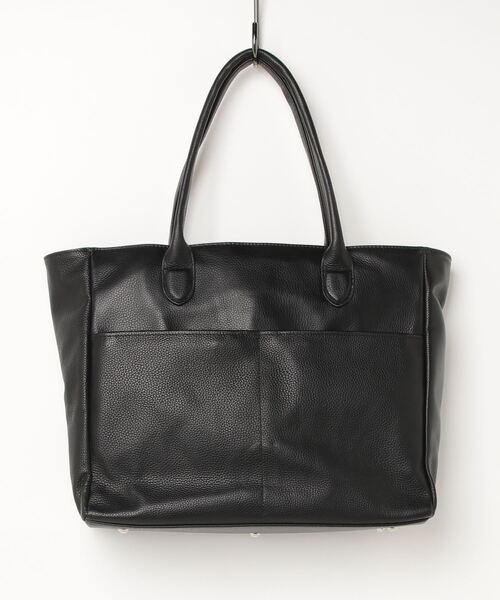 Perfect Suit FActory(パーフェクトスーツファクトリー)の「本革シュリンクトートバッグ ブラック(トートバッグ・メンズ・ブラック・FREE)」の1枚目の写真