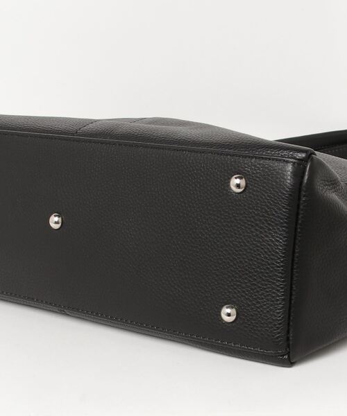 Perfect Suit FActory(パーフェクトスーツファクトリー)の「本革シュリンクトートバッグ ブラック(トートバッグ・メンズ・ブラック・FREE)」の3枚目の写真