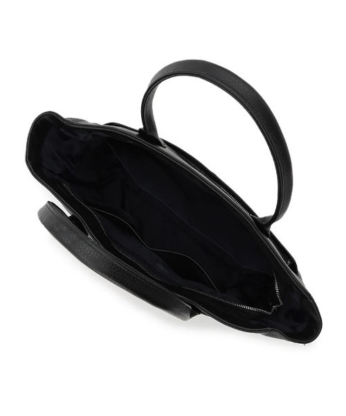 Perfect Suit FActory(パーフェクトスーツファクトリー)の「本革シュリンクトートバッグ ブラック(トートバッグ・メンズ・ブラック・FREE)」の9枚目の写真