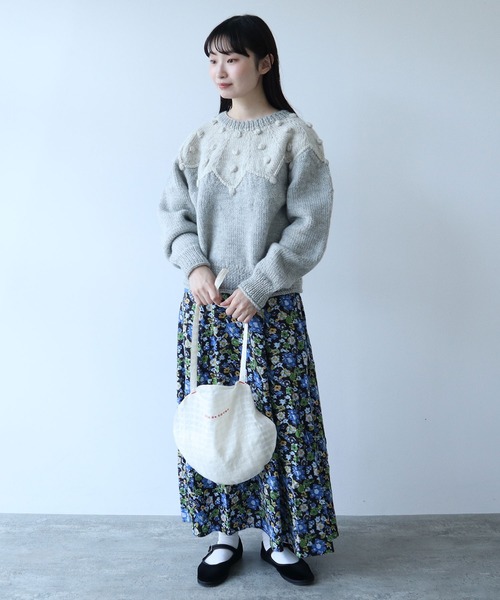 bulle de savon(ビュルデサボン)の「△ロゴ まるバッグ(ショルダーバッグ・レディース・キナリ/その他1/その他2/レッド・FREE)」の18枚目の写真