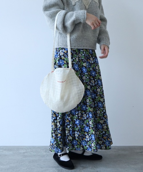 bulle de savon(ビュルデサボン)の「△ロゴ まるバッグ(ショルダーバッグ・レディース・キナリ/その他1/その他2/レッド・FREE)」の20枚目の写真