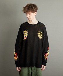 ミマ（ミマ）の「【ミマ】ドラロン綿スーベニアオーバーサイズニット（ニット/セーター）」