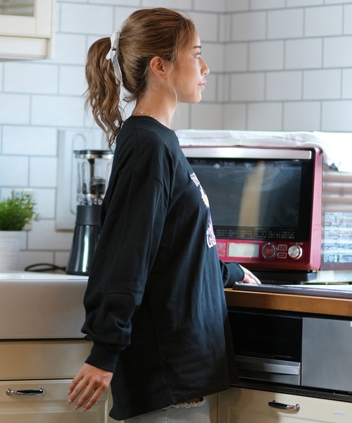 TOY MACHINE(トイ マシーン)の「【ムラサキスポーツ限定】TOY MACHINE/トイマシーン ロンT ビックシルエット MTMFELT16(Tシャツ/カットソー・レディース・ブラック/ホワイト・M/L)」の9枚目の写真