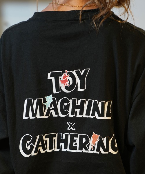 TOY MACHINE(トイ マシーン)の「【ムラサキスポーツ限定】TOY MACHINE/トイマシーン ロンT ビックシルエット MTMFELT16(Tシャツ/カットソー・レディース・ブラック/ホワイト・M/L)」の14枚目の写真