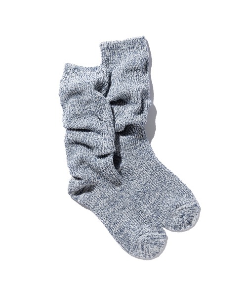 YUQRI(ユクリ)の「【YUQRI】Crispy(ソックス/靴下・メンズ・オレンジ系その他2/ホワイト/ブラック/オリーブ系2/ブルー系その他2/ホワイト系その他2/ネイビー/ダークブラウン/レッド/ライトグレー/ダークグリーン/ライトピンク・1)」の3枚目の写真