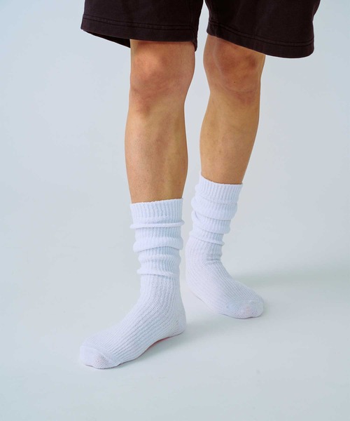 YUQRI(ユクリ)の「【YUQRI】Crispy(ソックス/靴下・メンズ・オレンジ系その他2/ホワイト/ブラック/オリーブ系2/ブルー系その他2/ホワイト系その他2/ネイビー/ダークブラウン/レッド/ライトグレー/ダークグリーン/ライトピンク・1)」の21枚目の写真