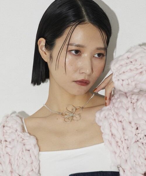 Firsthand（ファーストハンド）の「Firsthand/ファーストハンド ビーズフラワーネックレス（ネックレス・レディース・その他・ONE SIZE）」の6枚目の写真