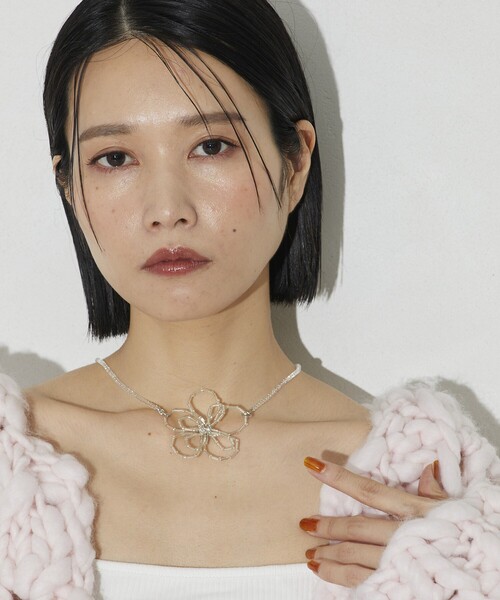 Firsthand（ファーストハンド）の「Firsthand/ファーストハンド ビーズフラワーネックレス（ネックレス・レディース・その他・ONE SIZE）」の8枚目の写真