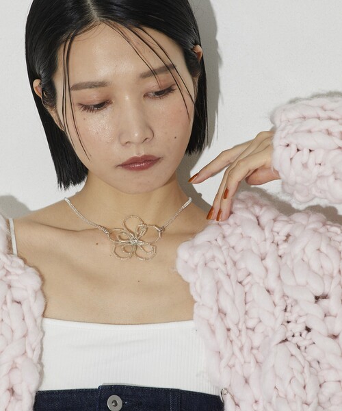 Firsthand（ファーストハンド）の「Firsthand/ファーストハンド ビーズフラワーネックレス（ネックレス・レディース・その他・ONE SIZE）」の9枚目の写真