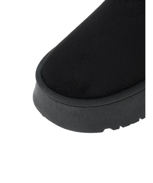 Lugnoncure（ルノンキュール）の「ムートンショートブーツ（ブーツ・レディース・ブラック/ベージュ・M/L）」の11枚目の写真