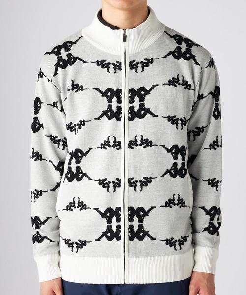 Kappa（カッパ）の「ロゴジャガード　フルジップセーター（ニット/セーター・メンズ・ホワイト/ブラック・MEDIUM/LARGE/X-LARGE）」の14枚目の写真