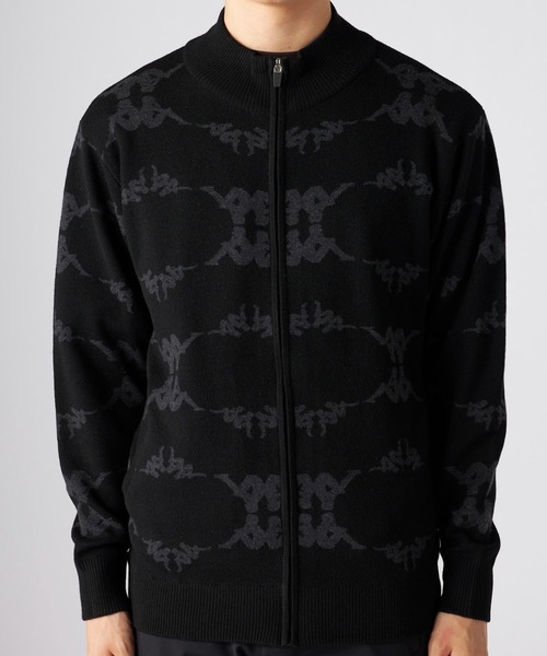 Kappa（カッパ）の「ロゴジャガード　フルジップセーター（ニット/セーター・メンズ・ホワイト/ブラック・MEDIUM/LARGE/X-LARGE）」の13枚目の写真