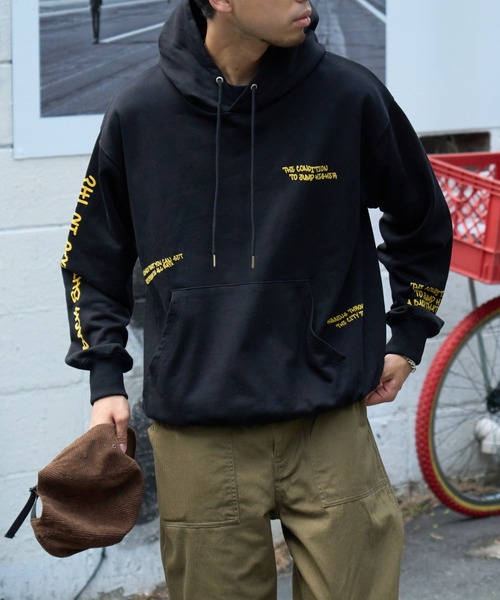 SOUNDSGOOOOD（サウンズグッド）の「【SOUNDS GOOOOD / サウンズグッド】スケーターフォトプリントオーバーパーカー（パーカー・メンズ・ブラック/ライトグレー・ONE SIZE）」の14枚目の写真