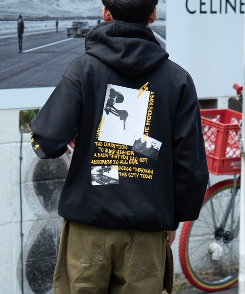 SOUNDSGOOOOD（サウンズグッド）の「【SOUNDS GOOOOD / サウンズグッド】スケーターフォトプリントオーバーパーカー（パーカー・メンズ・ブラック/ライトグレー・ONE SIZE）」の16枚目の写真