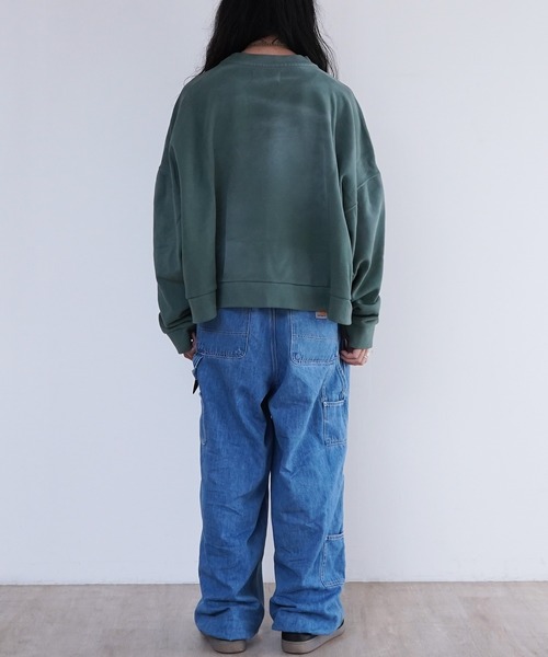 DISCOVERED（ディスカバード）の「DISCOVERED SUNBURN SKELTON SWEAT（スウェット・メンズ・グリーン/チャコールグレー/ブルー・1/3）」の17枚目の写真