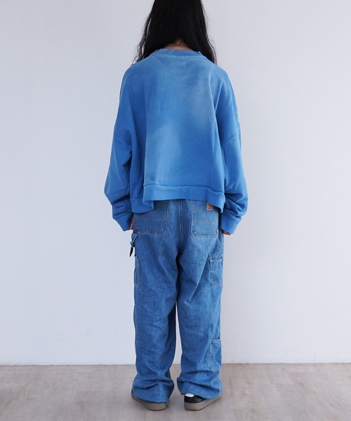 DISCOVERED（ディスカバード）の「DISCOVERED SUNBURN SKELTON SWEAT（スウェット・メンズ・グリーン/チャコールグレー/ブルー・1/3）」の22枚目の写真