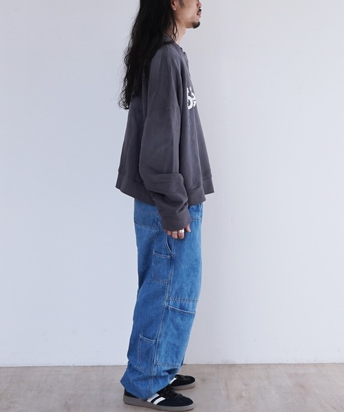 DISCOVERED（ディスカバード）の「DISCOVERED SUNBURN SKELTON SWEAT（スウェット・メンズ・グリーン/チャコールグレー/ブルー・1/3）」の11枚目の写真