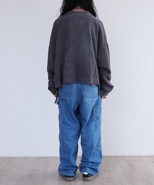 DISCOVERED（ディスカバード）の「DISCOVERED SUNBURN SKELTON SWEAT（スウェット・メンズ・グリーン/チャコールグレー/ブルー・1/3）」の12枚目の写真