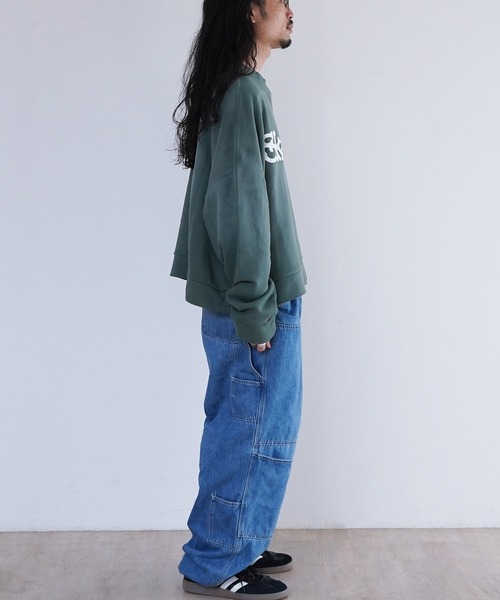 DISCOVERED（ディスカバード）の「DISCOVERED SUNBURN SKELTON SWEAT（スウェット・メンズ・グリーン/チャコールグレー/ブルー・1/3）」の16枚目の写真