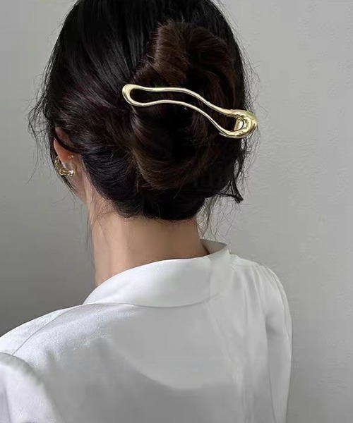 E&C closet…（イーアンドシークローゼット）の「メタルヘアクリップ（バレッタ/ヘアクリップ・レディース・ゴールド/シルバー・FREE）」の21枚目の写真