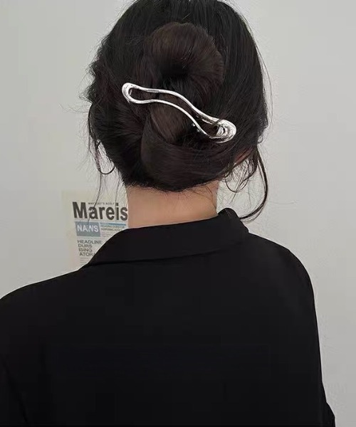 E&C closet…（イーアンドシークローゼット）の「メタルヘアクリップ（バレッタ/ヘアクリップ・レディース・ゴールド/シルバー・FREE）」の11枚目の写真