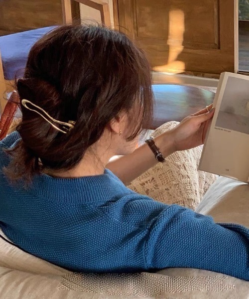 E&C closet…（イーアンドシークローゼット）の「メタルヘアクリップ（バレッタ/ヘアクリップ・レディース・ゴールド/シルバー・FREE）」の18枚目の写真