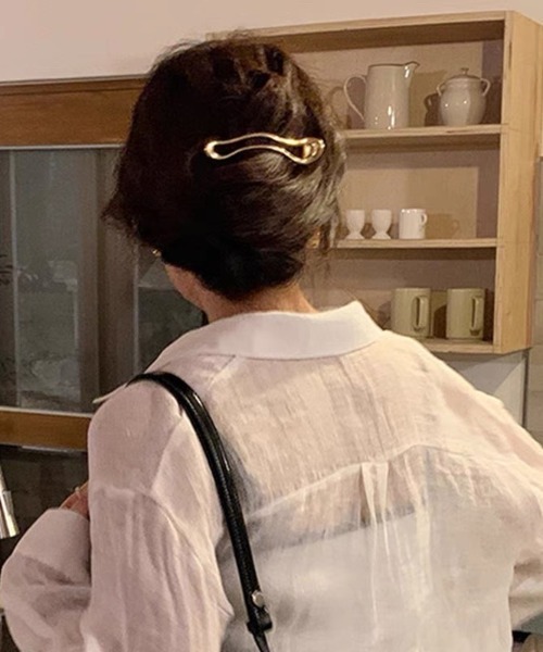 E&C closet…（イーアンドシークローゼット）の「メタルヘアクリップ（バレッタ/ヘアクリップ・レディース・ゴールド/シルバー・FREE）」の22枚目の写真
