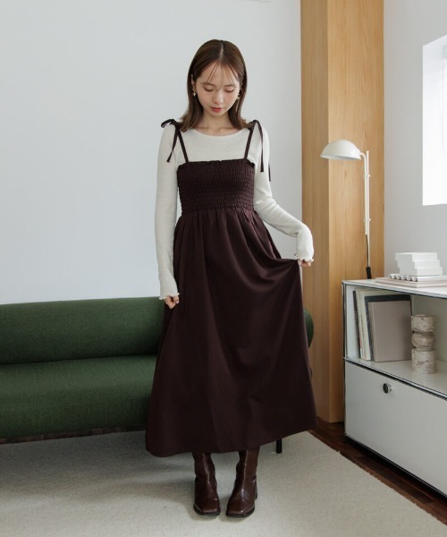 flower（フラワー）の「ハートリブトップ3（Tシャツ/カットソー・レディース・ピンク/グレー/アイボリー・FREE）」の11枚目の写真