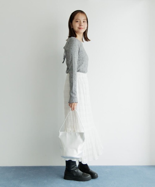 tシャツ ハートリブトップ3 レディース flower（ファッション） tシャツ ハートリブトップ3 レディース