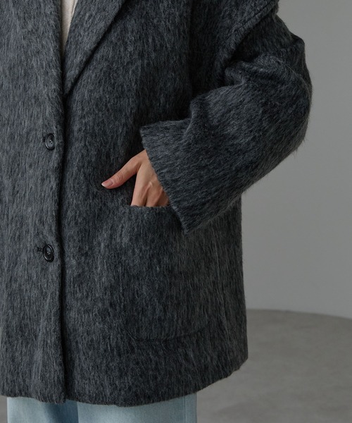 自由区 シャギーコート jules tournier 高級　大きいサイズ 自由区 シャギーコート jules tournier 高級 大きいサイズ 自由