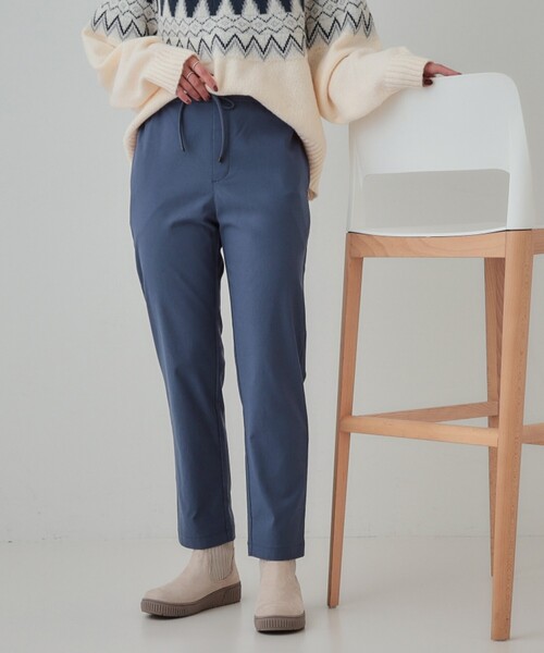 SHOO・LA・RUE(シューラルー)の「◆【洗える/SS-3L】あったか裏起毛 ストレッチ テーパードパンツ(その他パンツ・レディース・ダークグレー/ブルー系その他/アイボリー/ブラウン系/ブラック・02/01/04/03/10/05)」の1枚目の写真