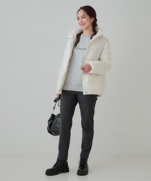 SHOO・LA・RUE(シューラルー)の「◆【洗える/SS-3L】あったか裏起毛 ストレッチ テーパードパンツ(その他パンツ・レディース・ダークグレー/ブルー系その他/アイボリー/ブラウン系/ブラック・02/01/04/03/10/05)」の19枚目の写真