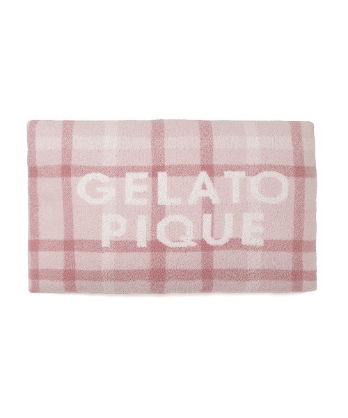 gelato pique Sleep(ジェラートピケスリープ)の「【Sleep】【ONLINE限定】チェック柄ジャガードピローケース(寝具・レディース・ブルー/ピンク・FREE)」の10枚目の写真
