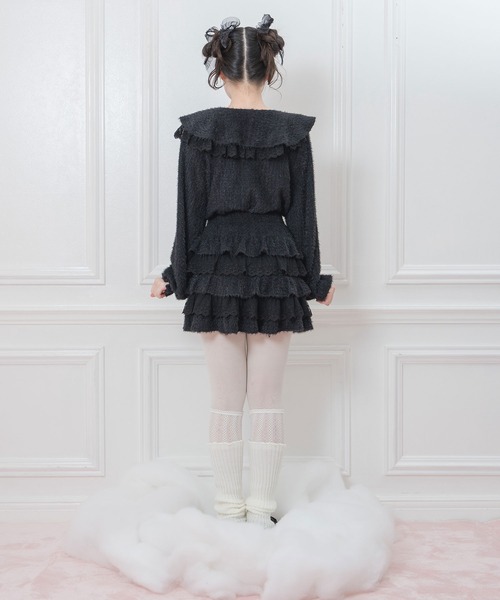 【セール】チュールレースフリルショートパンツ(その他パンツ)|Honey Cinnamon(ハニーシナモン) 【セール】チュールレースフリルショートパンツ(その他パンツ)|Honey Cinnamon(ハニーシナモン)