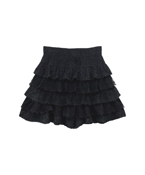 【セール】チュールレースフリルショートパンツ(その他パンツ)|Honey Cinnamon(ハニーシナモン) 【セール】チュールレースフリルショートパンツ(その他パンツ)|Honey Cinnamon(ハニーシナモン)